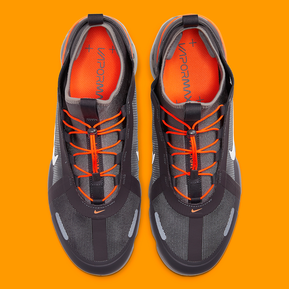 Nike air vapormax 2019 utility grey/orange men's clearance shoe