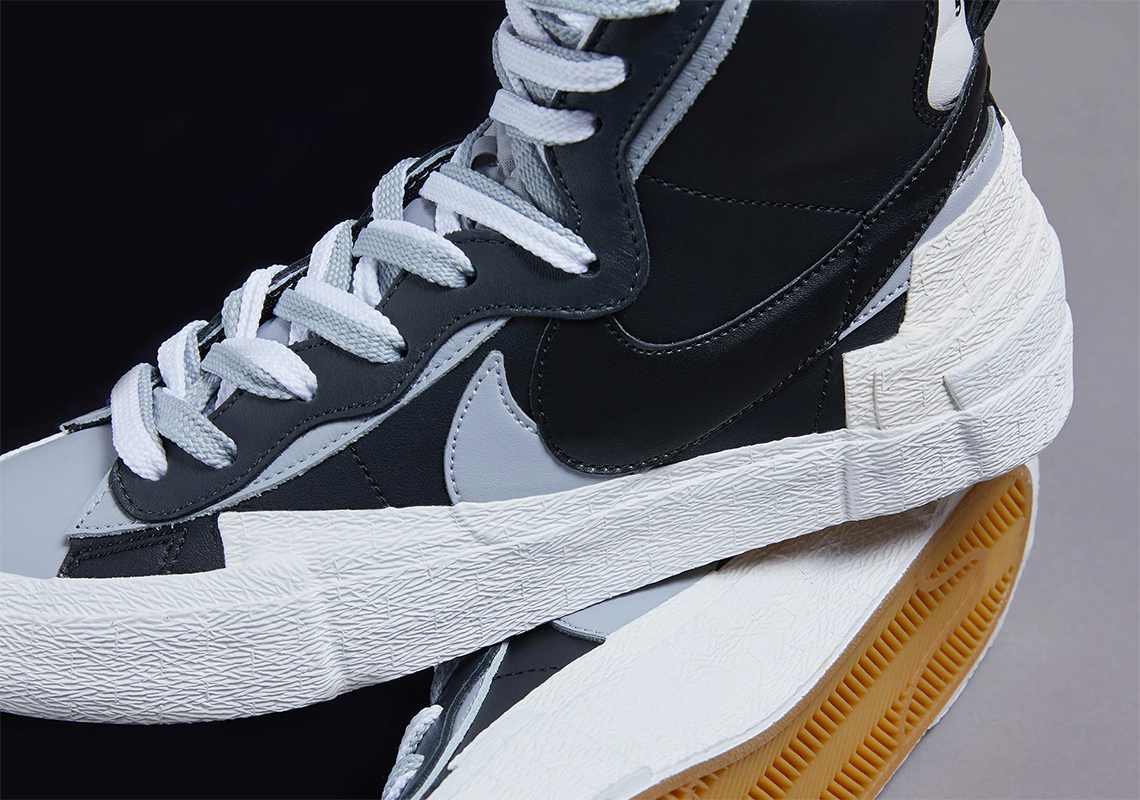 sacai Nike Blazer White + Black Release Info | SneakerNews.com