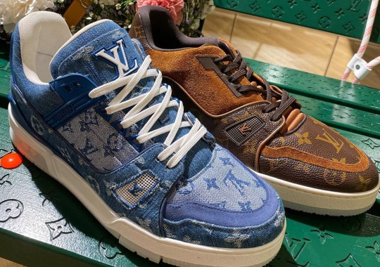 Virgil Abloh Adds Denim Monogram Uppers To The Louis Vuitton 408 Trainer