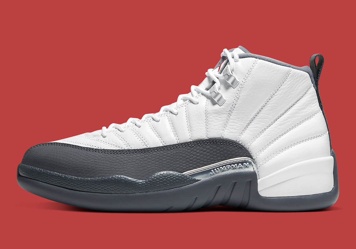 jordan 12 grey and red