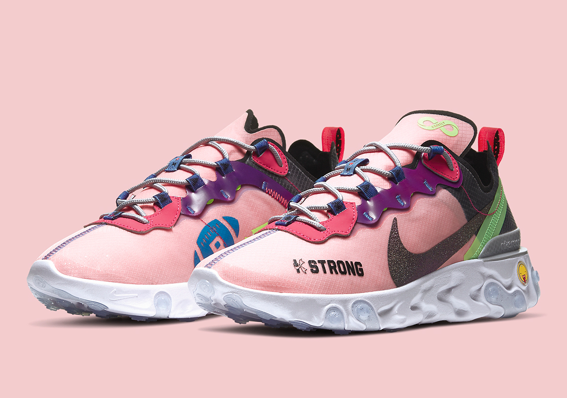 Official Look At Kahleah Corona’s Nike React Element 55 Doernbecher