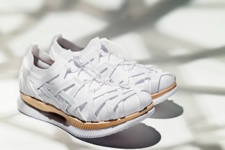 kengo kuma x asics metaride amu