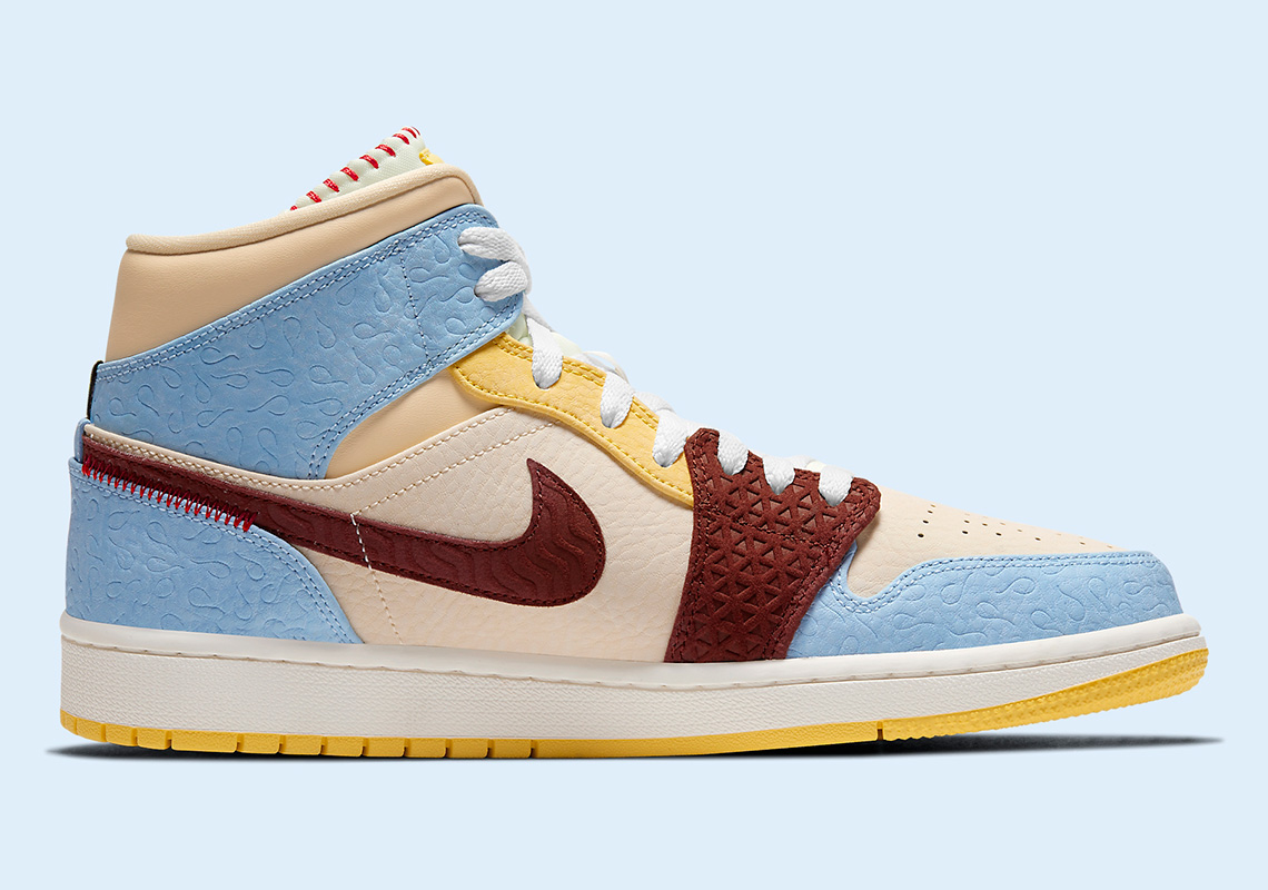 Maison Chateau Rouge Air Jordan 1 Mid CU2803-200 Store List ...