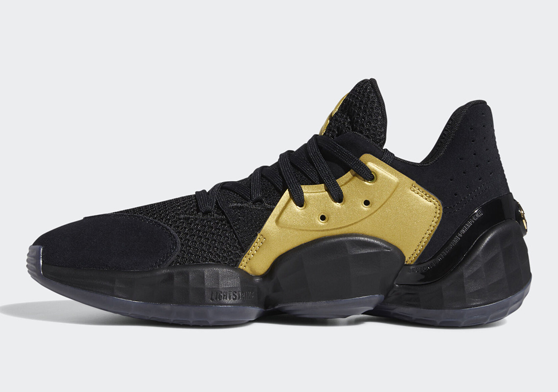 adidas Harden Vol 4 Black Gold EF8648 Release Date | SneakerNews.com