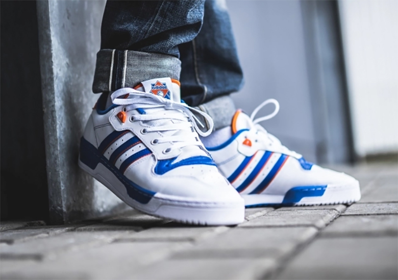 adidas rivalry low white blue