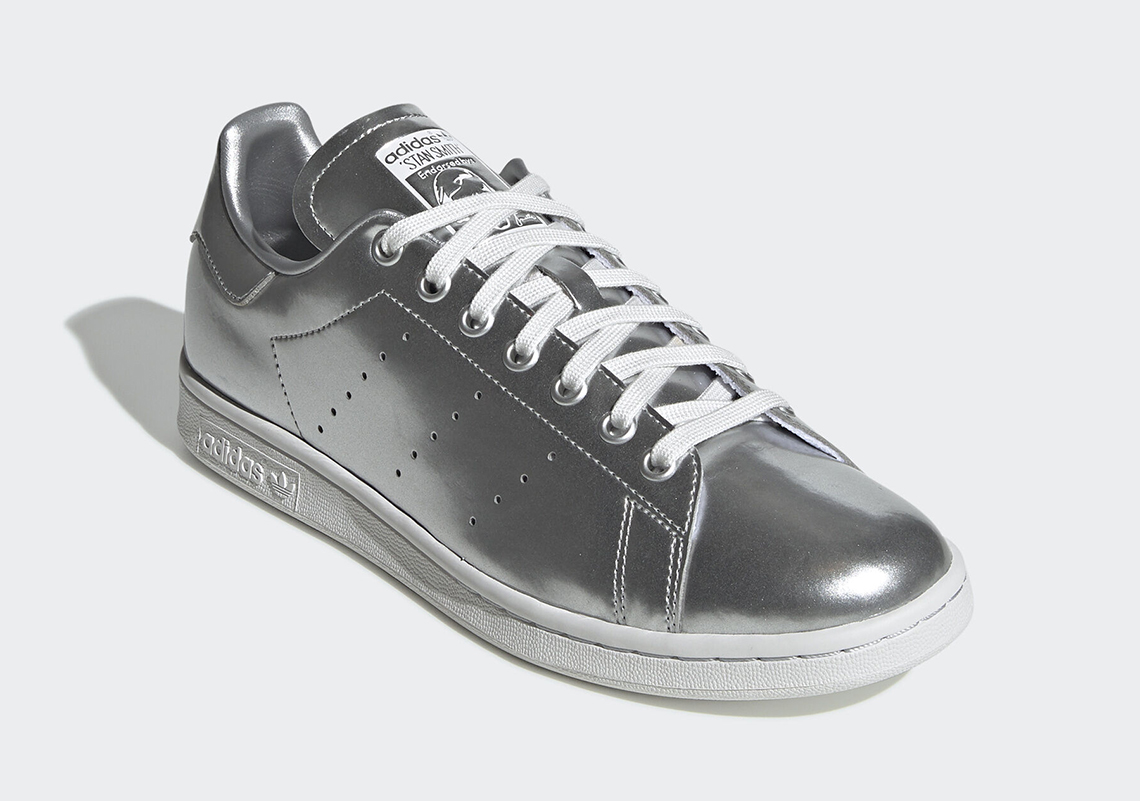 Adidas Stan Smith Silver Metal Fv4300 5