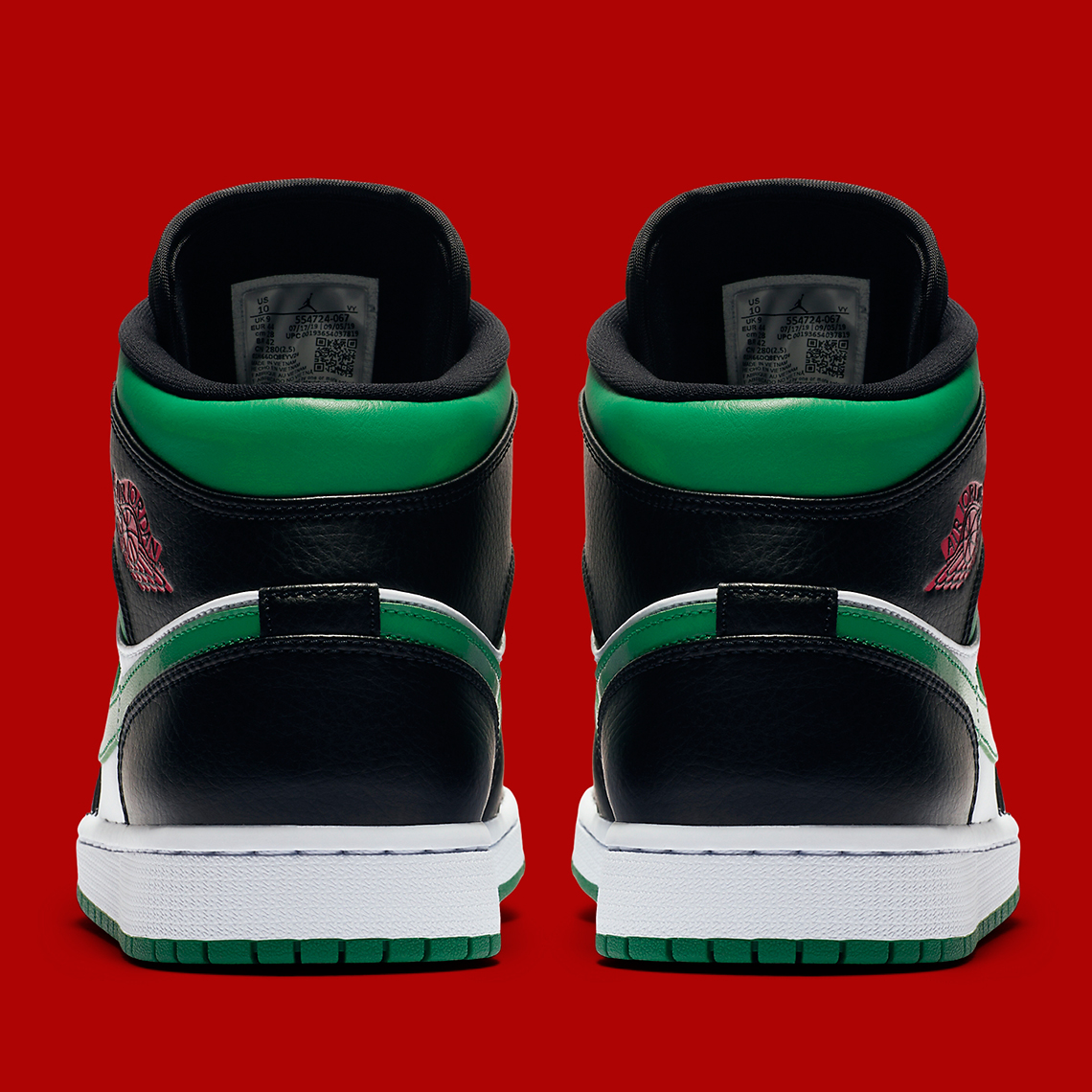 Air Jordan 1 Mid Dressed In Christmas-Like Colorway: Official s