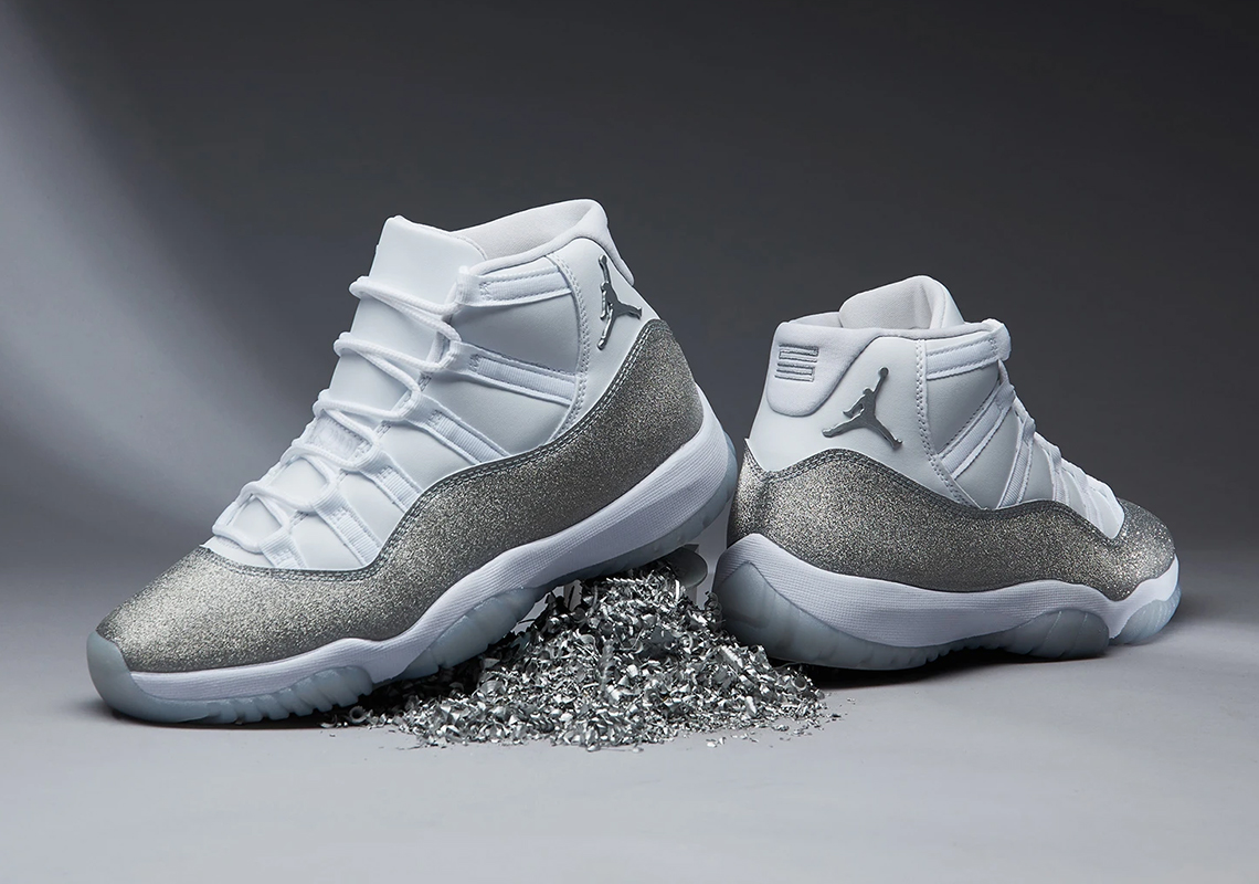 metallic silver jordan 11s