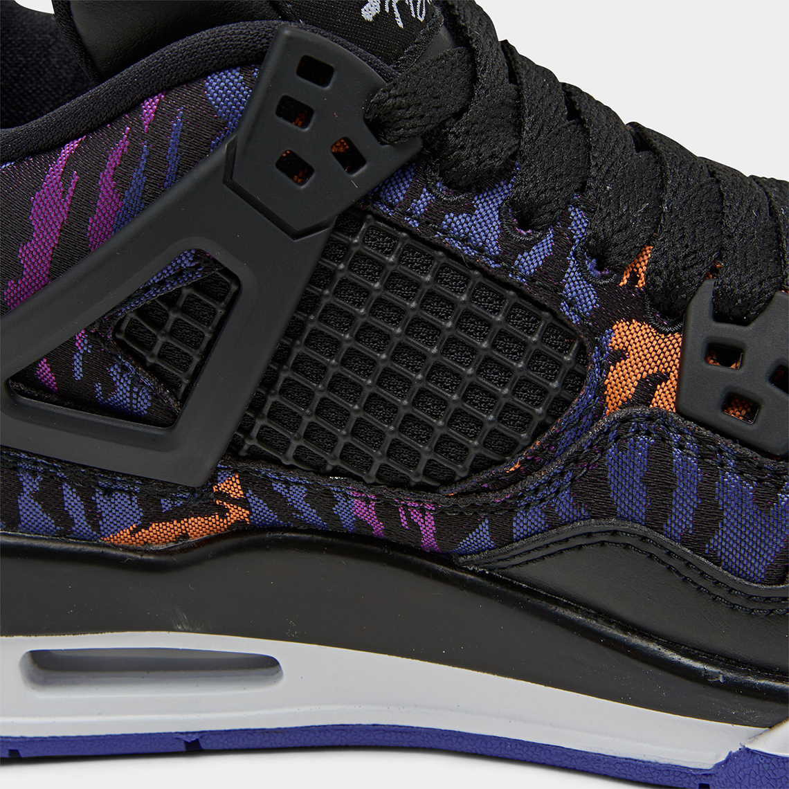 jordan 4 retro black rush violet