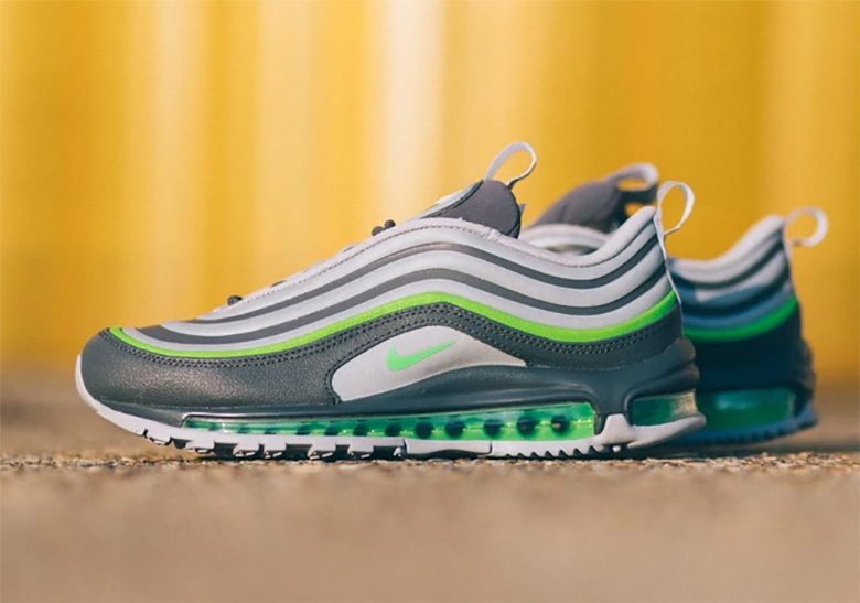 nike air max 97 utility grey electric green