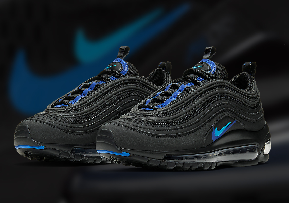 black and blue 97 air max