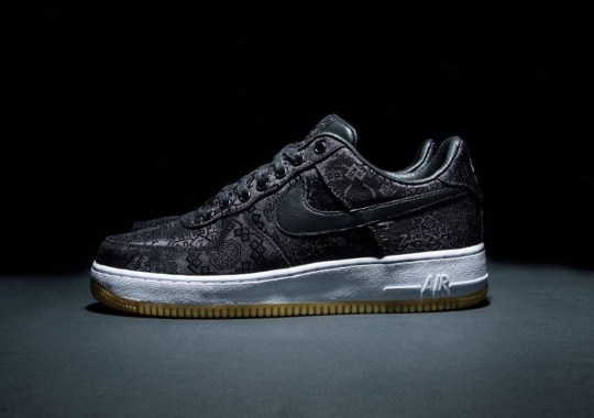CLOT, fragment design, and Nike To Drop A “Black Silk” Air Force 1