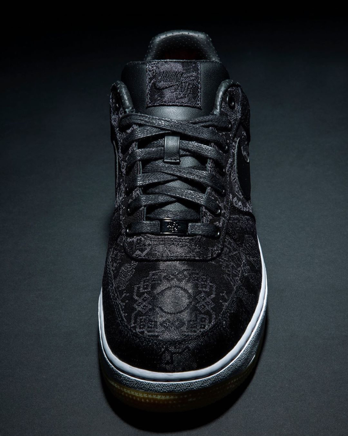 fragment CLOT Nike Air Force 1 Black Silk Release Info