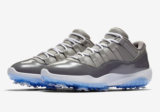 The Air Jordan 11 Golf Shoe Returns In “Cool Grey”