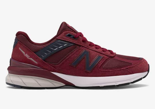 New Balance’s Latest 990v5 Is Covered In Rich Burgundy Suede