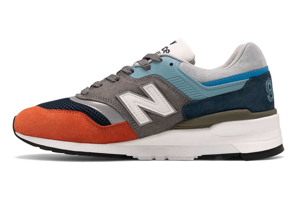 New Balance 997 Orange Blue Grey Release Info | SneakerNews.com