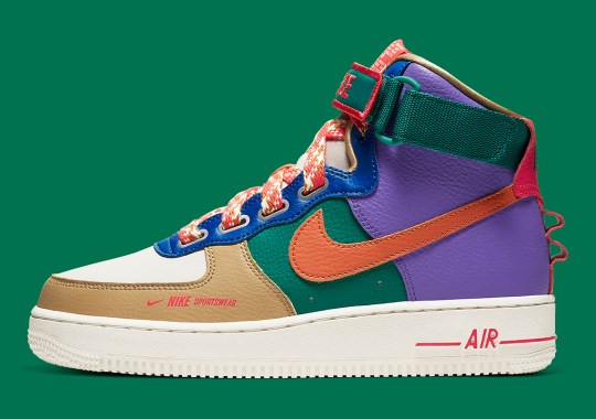 Nike’s Enhanced Air Force 1 High Utility Channels Vivid Colors Of The Baltoro Hiking Boot