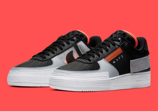 The Nike Air Force 1 Type Gets Hits Of Hyper Crimson