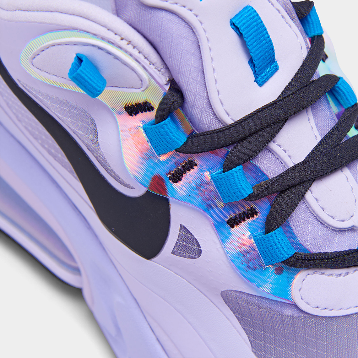 Women's 'air max 270 react casual outlet shoes amethyst tint/off noir/blue hero