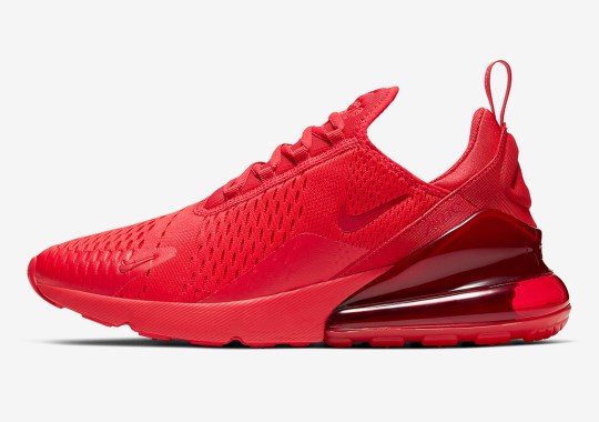 Nike Releases A “Triple Red” Air Max 270