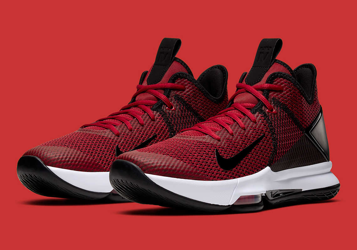  Nike  LeBron  Witness 4  Black Red BV7427 002 SneakerNews com
