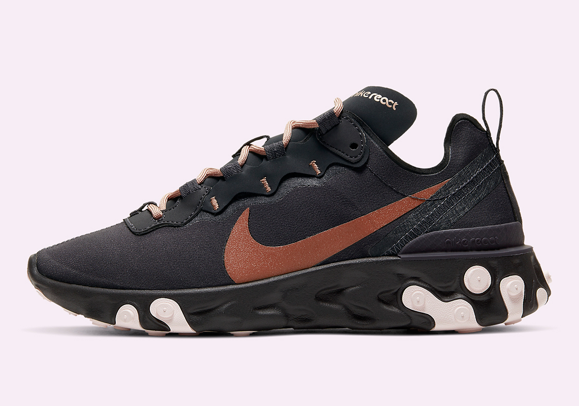 nike react element 55 oil grey