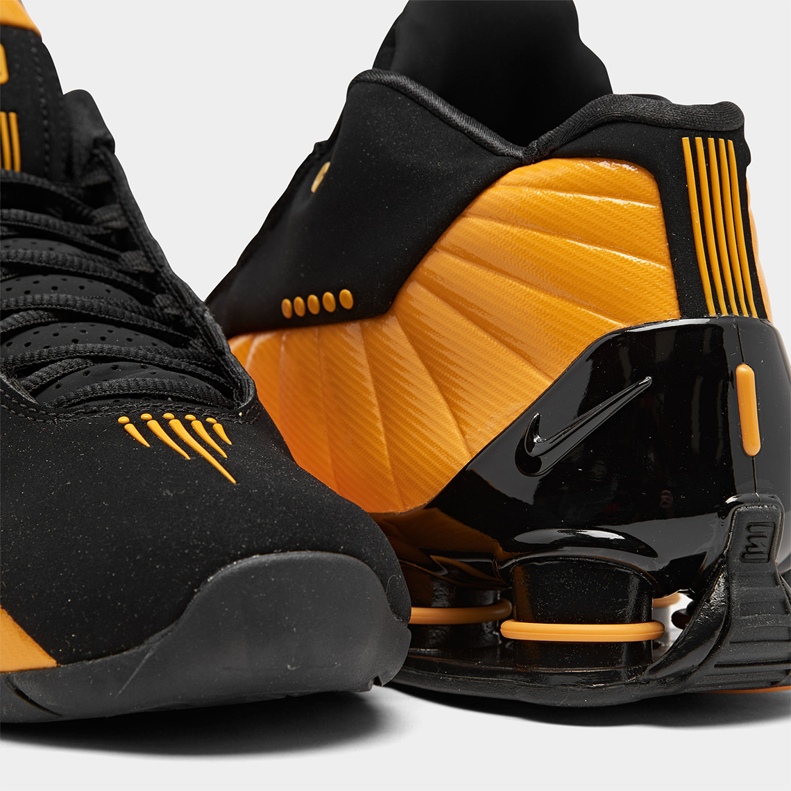 Nike Black And Yellow Shox Bb4 Sneakers for Men