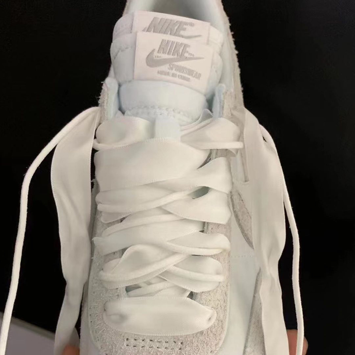 Sacai Nike Ldwaffle White Nylon Release Info 1