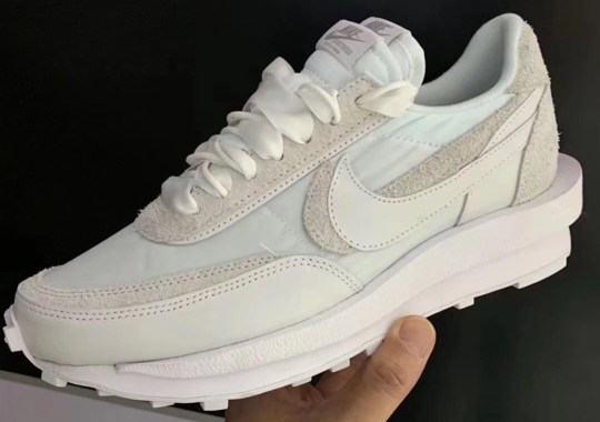 sacai Has A Clean White Edition Of The Nike LDWaffle Coming This Spring