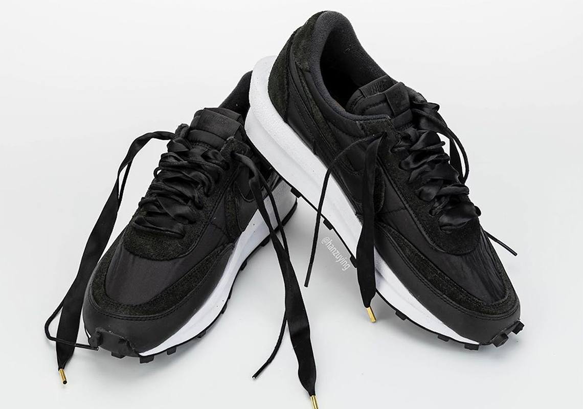 Sacai Nike Ldwaffle Black Nylon Bv0073 002 1 1