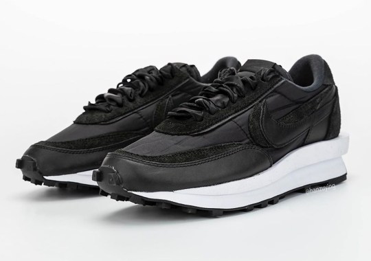 Detailed Look At The sacai x Nike LDWaffle In Black/White