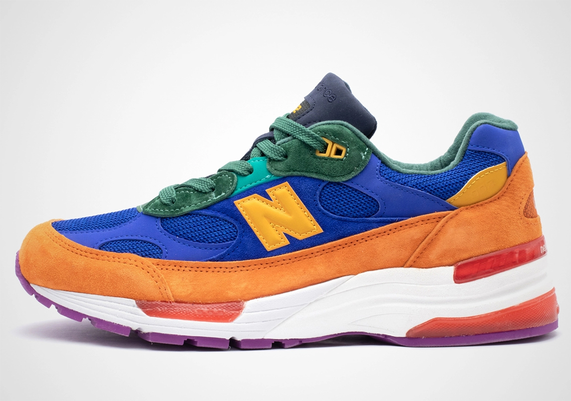 New Balance 992 Og Multi Blue Orange 1