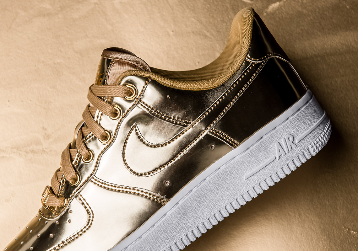 air force 1 liquid gold