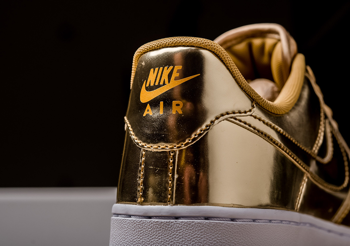 Nike Air Force 1 SP Liquid Gold CG6566-700 Release Info