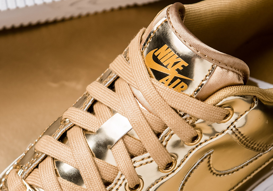 Nike Air Force 1 SP Liquid Gold CG6566-700 Release Info