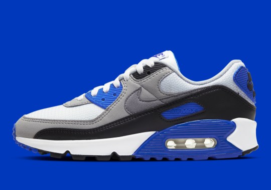 Nike’s Revival Of The Classic Grey Air Max 90 Includes This Royal Blue Option