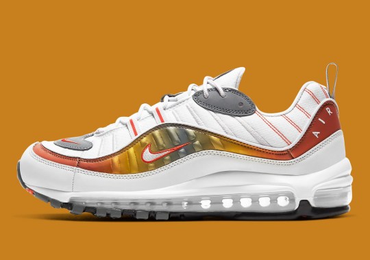Nike Adds Orange Iridescent Panels To The Air Max 98