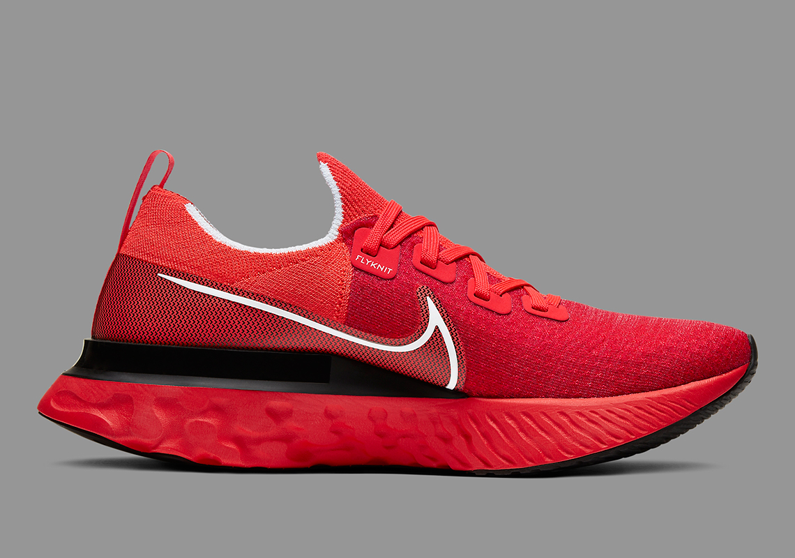 react infinity run red