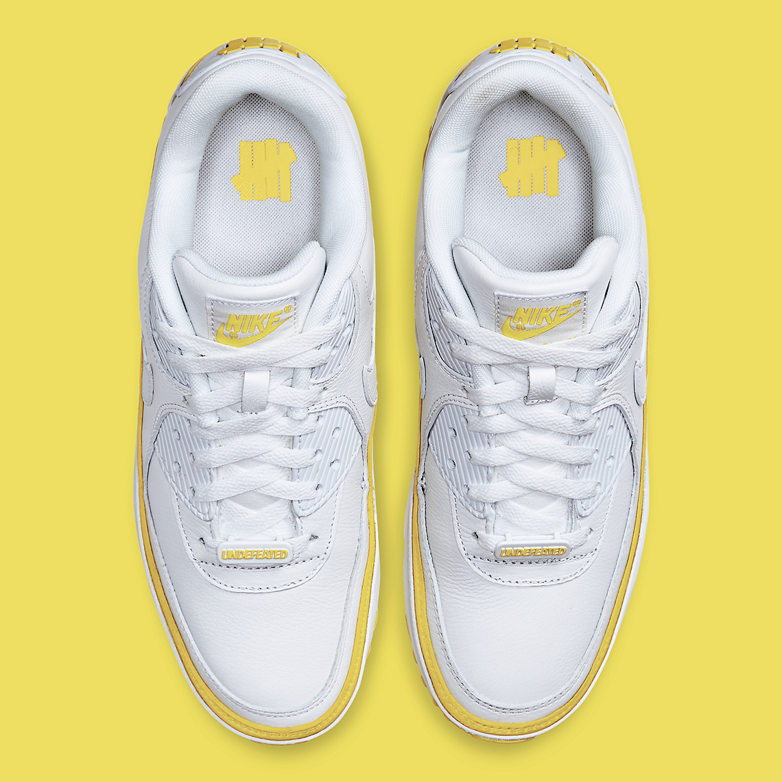 Undefeated Nike Air Max 90 White Yellow CJ7197-101