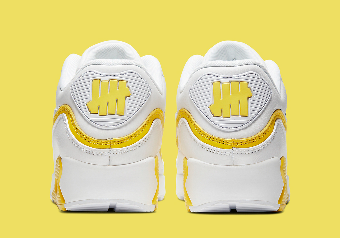 Undefeated Nike Air Max 90 White Yellow CJ7197-101