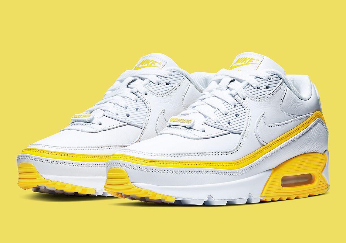 UNDEFEATED Nike Air Max 90 White Yellow 