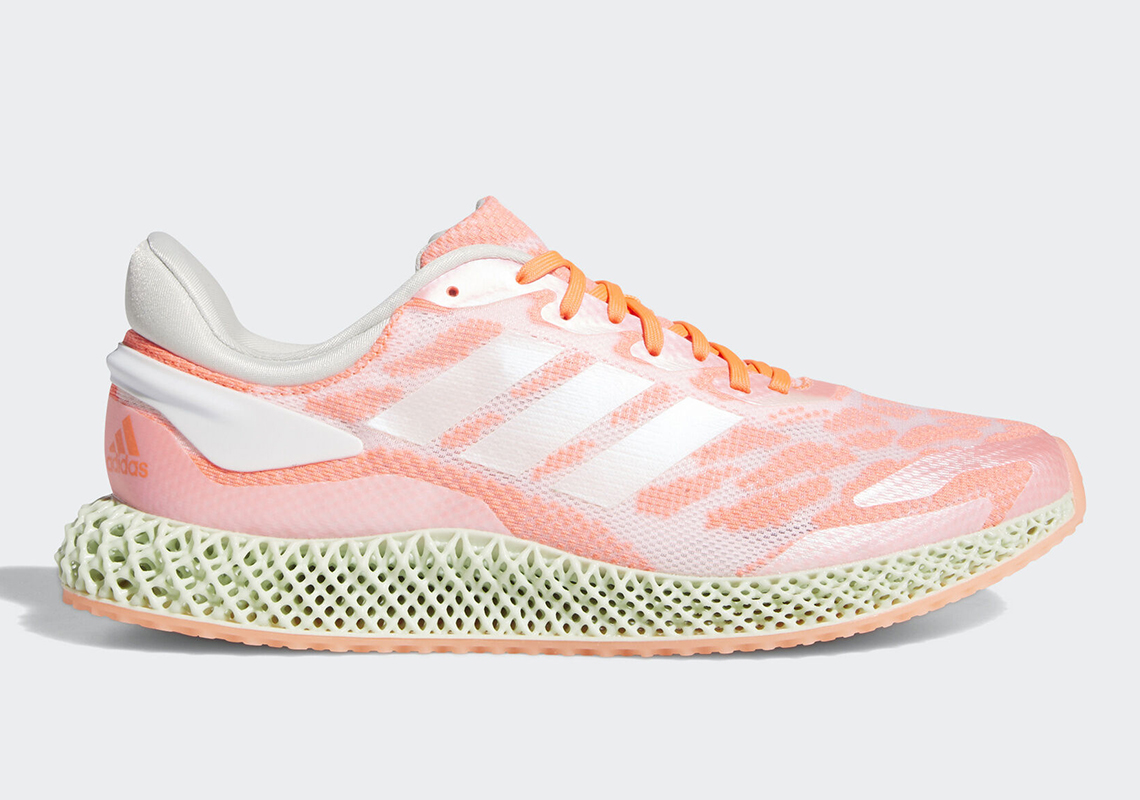 adidas Introduces The 4D Run With Signal Coral Uppers