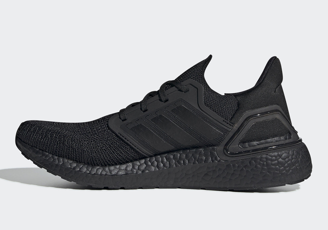 Adidas UltraBoost 20 Revealed In Triple-Black Colorway: Official Photos