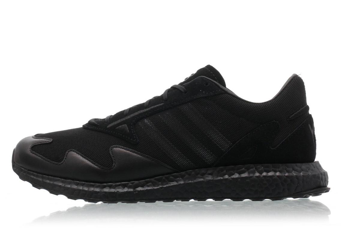 Adidas Y 3 Rhisu Run Triple Black Fu8504 1