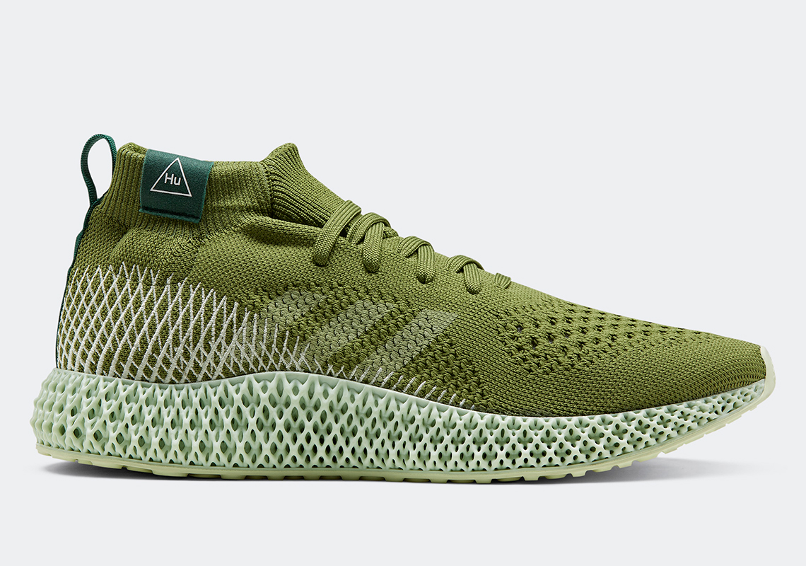 adidas Pharrell Williams 4D Olive Purple Release Date