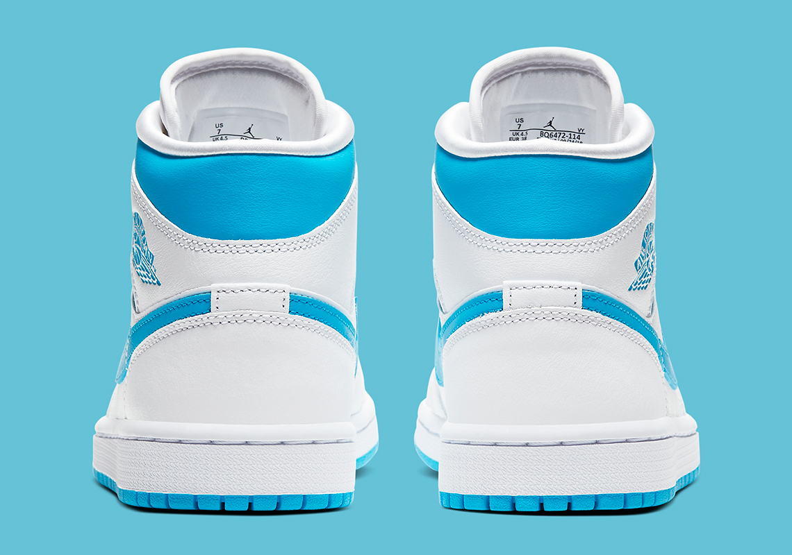 womens jordan 1 mid unc