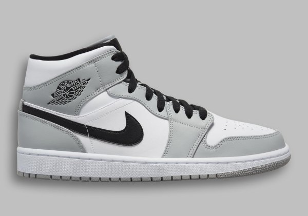 Air Jordan 1 Mid Light Smoke Grey 554724-092 Release Info | SneakerNews.com