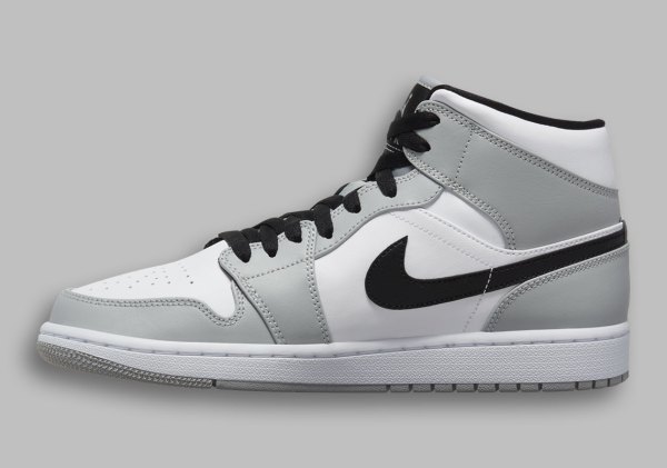 Air Jordan 1 Mid Light Smoke Grey 554724-092 Release Info | SneakerNews.com