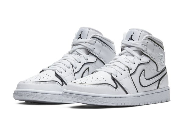 Air Jordan 1 Mid Womens Reflective | SneakerNews.com