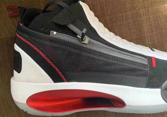 The Air Jordan 34 SE To Feature A Quilted Leather Shroud And Zipper